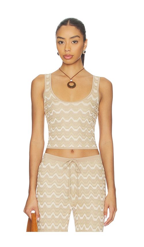 DEVON WINDSOR x REVOLVE Felina Top in Tan. - M also in L, S