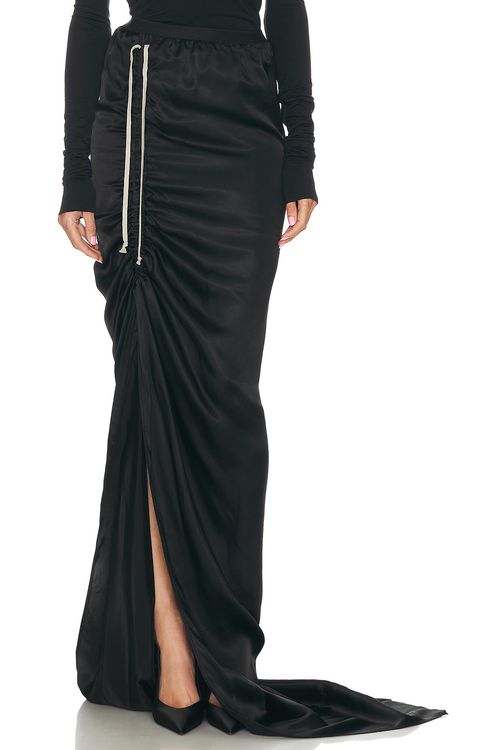 Rick Owens Edfu Skirt in Black