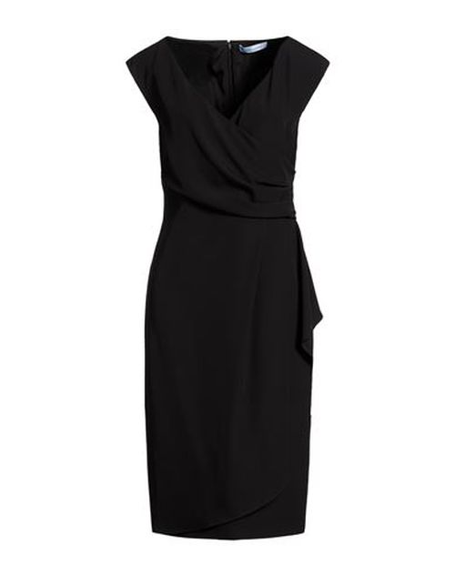 Woman Midi dress Black Size 8 Polyester, Elastane