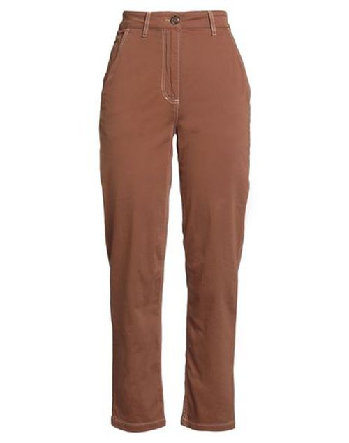 Woman Pants Brown Size 29 Cotton, Elastane
