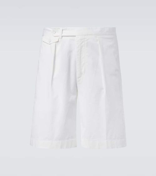 Cotton-blend shorts