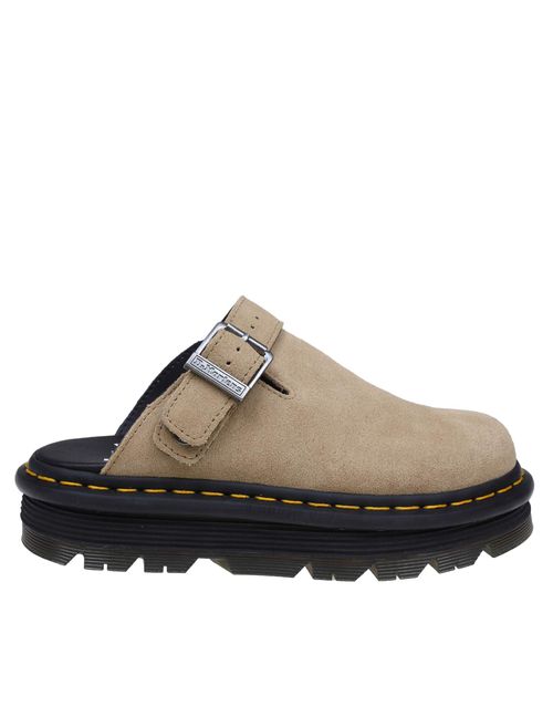 Platform Mules In Zebzag Suede