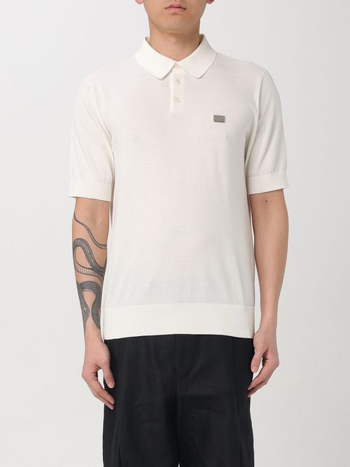 Polo Shirt Men color White