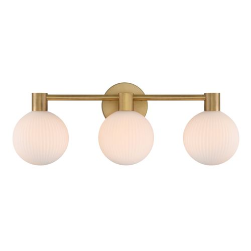 Legacy Brass Bathroom Vanity Light from the Fenton Collection