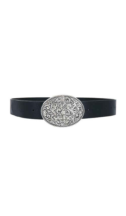 Lovers and Friends Braxton Buckle Belt in Black