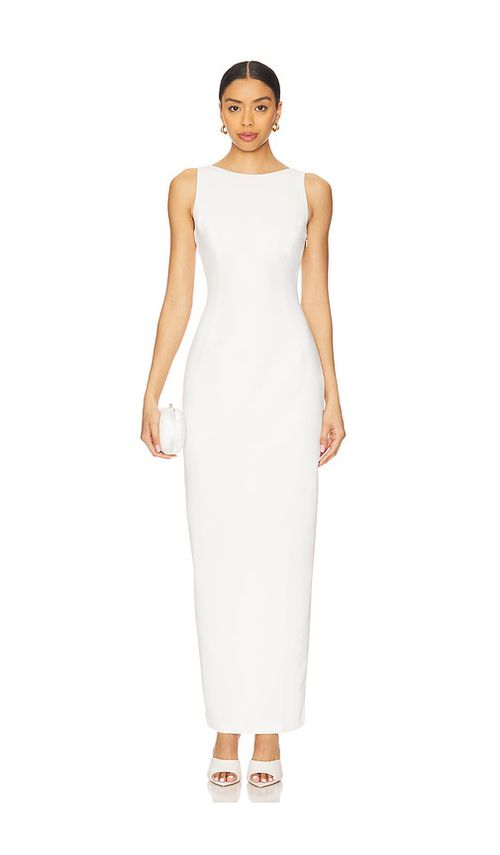 Amanda Uprichard Marbella Maxi Dress in Baby Blue. - S also in