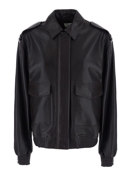 Astra Leather Jacket — Black