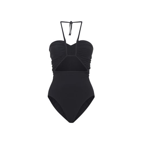 Black Halter-neck Swimsuit