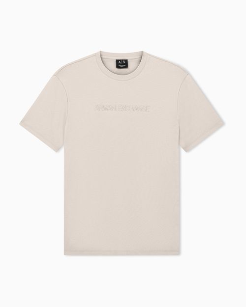 Slim-Fit T-shirt in Cotton Jersey with tonal embossed logo