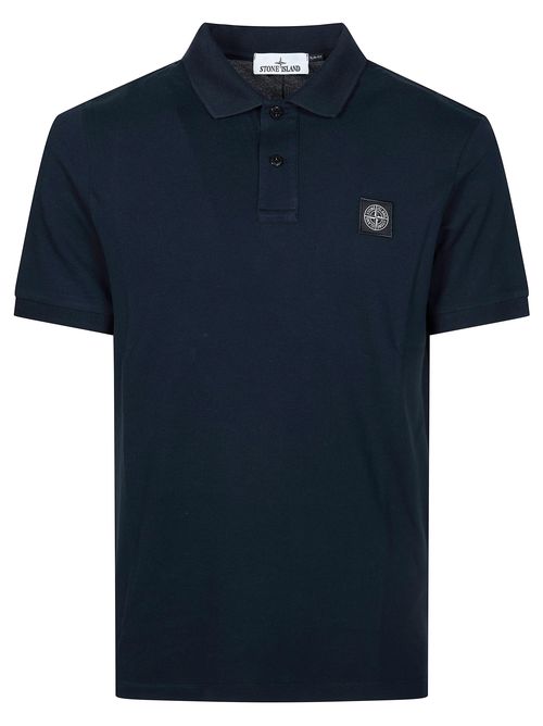 Compass-badge Piqué Polo Shirt