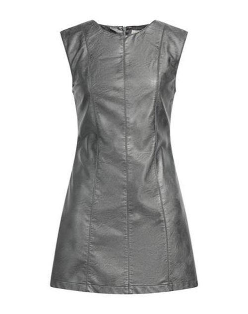 Woman Mini dress Lead Size 8 Viscose, Polyurethane resin