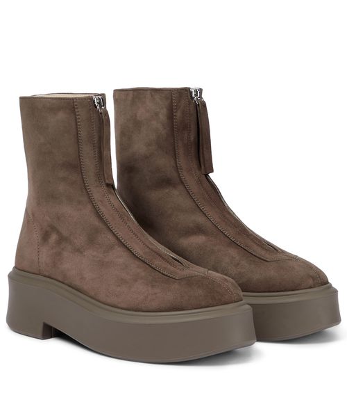 Zipped Boot 1 suede boots