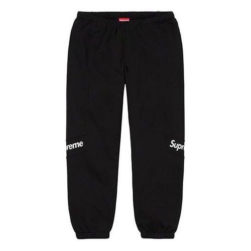 Color Blocked Sweatpants 'Black White'