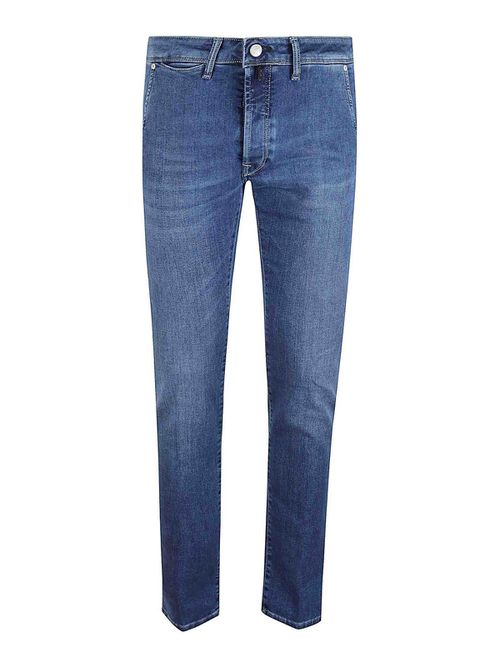 Pantalone In Cotone Denim Stretch