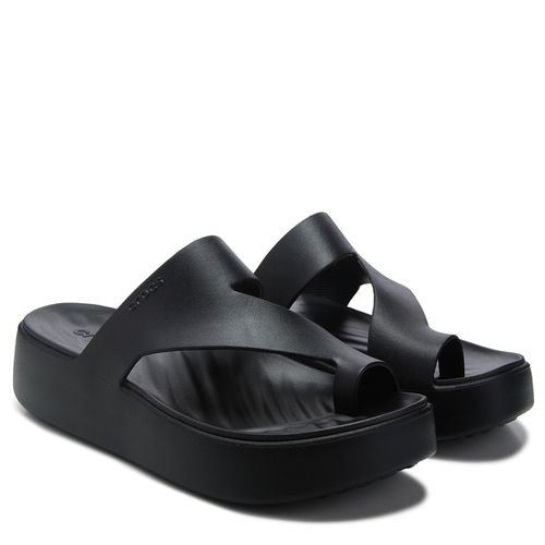 Women's Getaway Toe Loop Platform Sandals (Black)