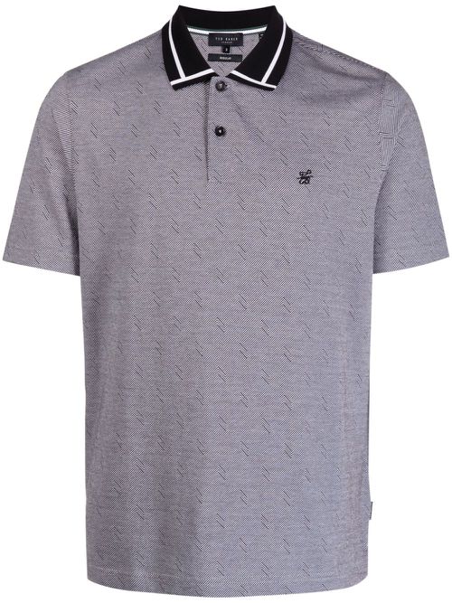 Ginald cotton polo shirt - Black