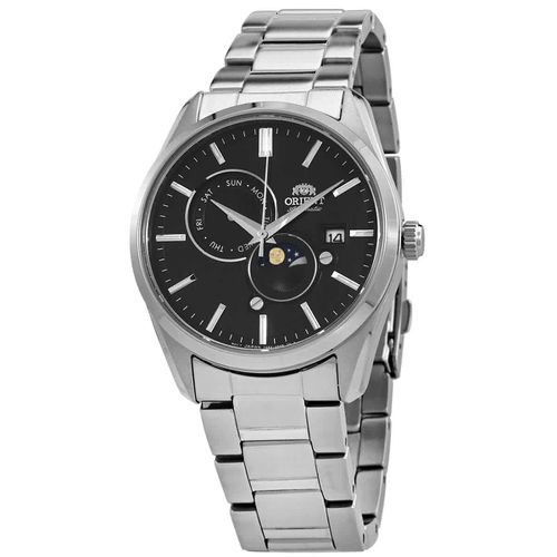 Sun & Moon Automatic Black Dial Mens Watch RA-AK0307B10B