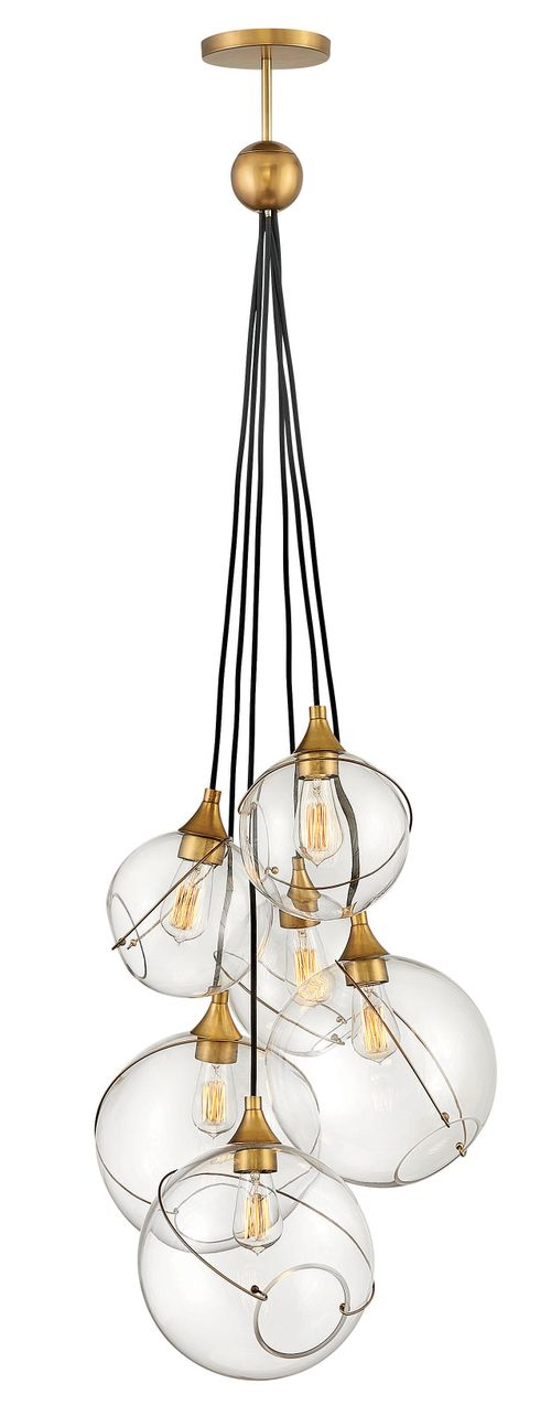 Heritage Brass LED Chandelier from the Skye Collection