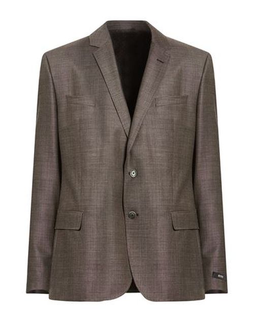 Man Blazer Taupe Size 44 Virgin Wool