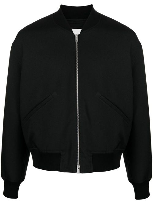 Padded bomber jacket - Black