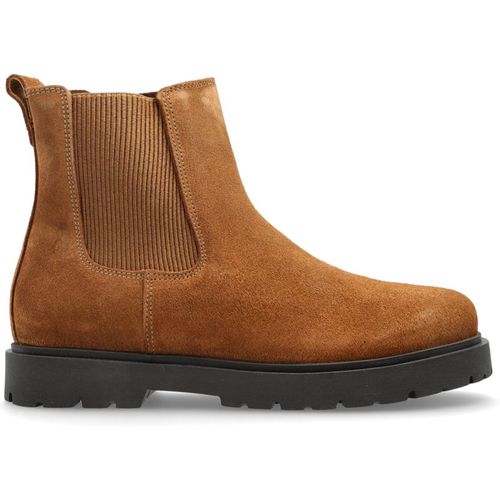 Birkenstock Womens Highwood Slip On Mid Chelsea Boots - Brown Suede