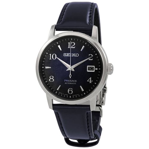 Presage Cocktail Time Automatic Blue Dial Mens Watch SRPE43