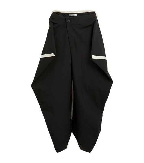 Crepe Assembled Trousers