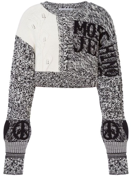 Cropped sweater - White