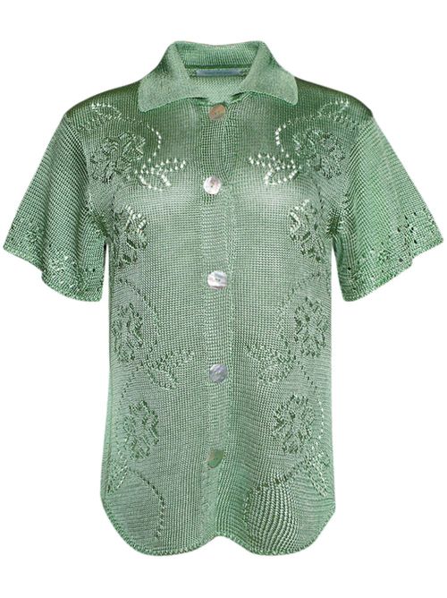 Vine Floral shirt - Green