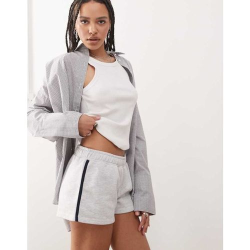 Collusion Womens low rise stripe micro shorts - Grey