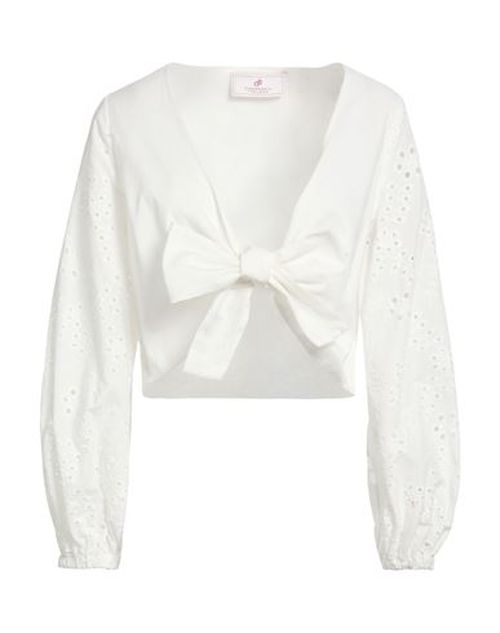 Woman Shirt White Size 6 Cotton