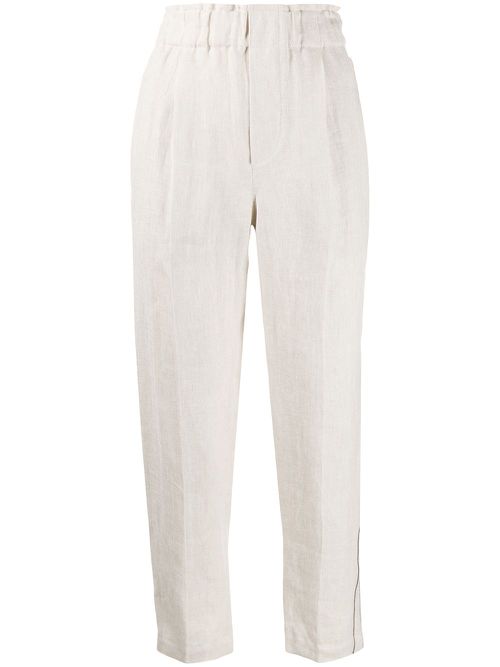 Brunello Cucinelli slim-fit trousers - Neutrals