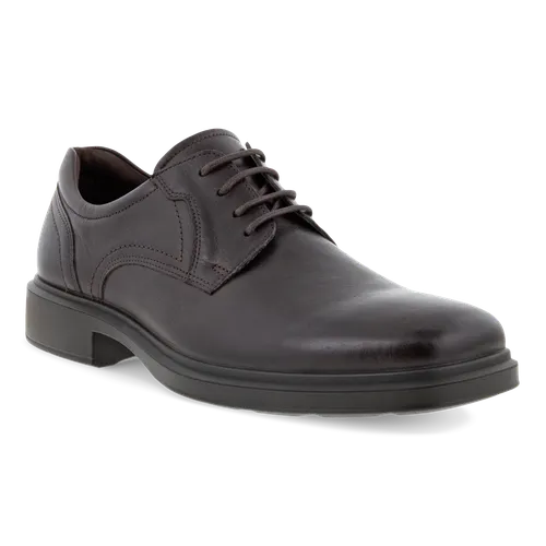 Helsinki 2 - Men's Leather Derby Shoe - Brown