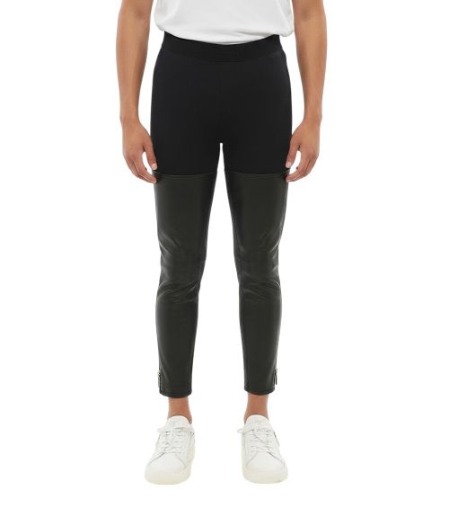 Black Solid Skinny Pants