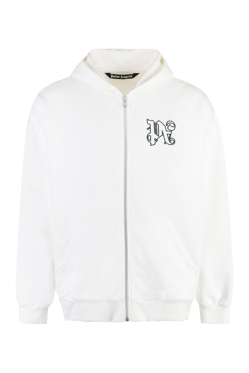 Monogram-embroidered Cotton Hoodie