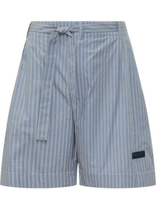 Light Blue Stripes Shorts