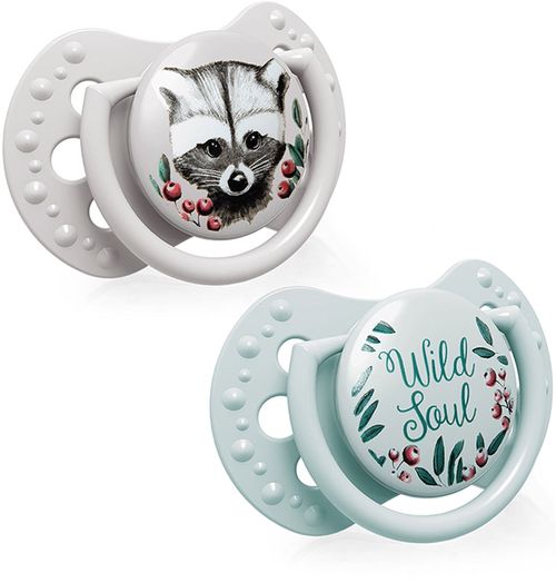 LOVI Wild Soul 0-2m baby pacifier 2 pieces