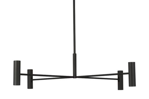 Nightshade Black LED Chandelier from the Ponte Collection