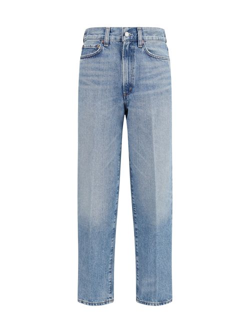 High-Rise Vintage-Inspired Jeans — Blue