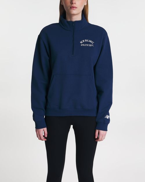 New Balance Sweatshirt Sportswear's Greatest Hit Quarter Zip Navy