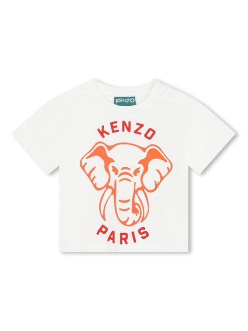 Logo-print cotton T-shirt - Neutrals