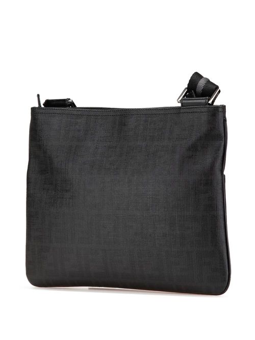 Fendi Pre-Owned 2010-2024 Zucca Coated Canvas crossbody bag - Black
