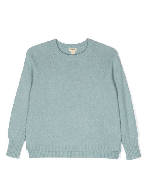 Crew-neck long-sleeve jumper - Blue