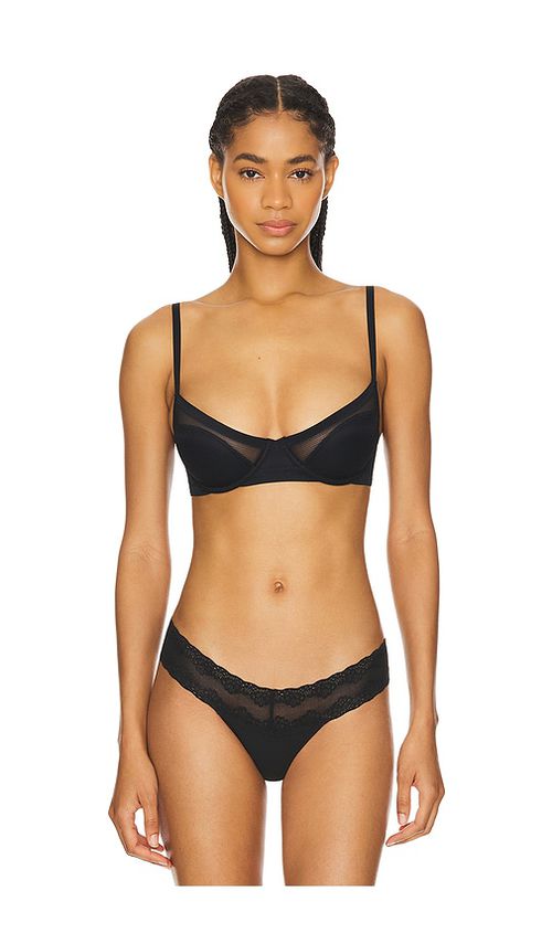 Natori Scope Balconette Contour Underwire Bra in Black. -  36B also in 32B, 32C, 32D, 34B, 34C, 34D, 36C, 36D