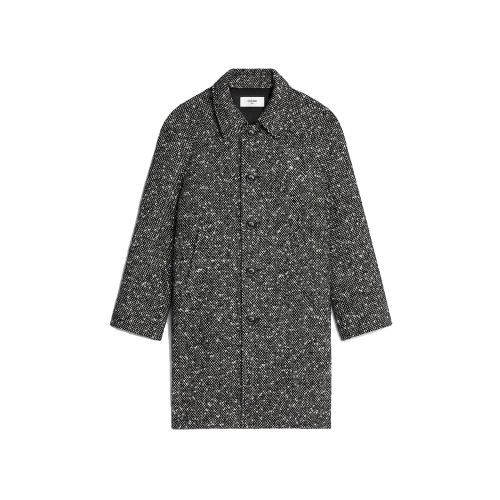 Mohair Blend Coat — Gray