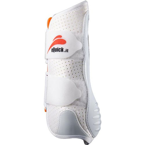 Dressage horse hind gaiters in soft fleece eQuick Ekur luxury