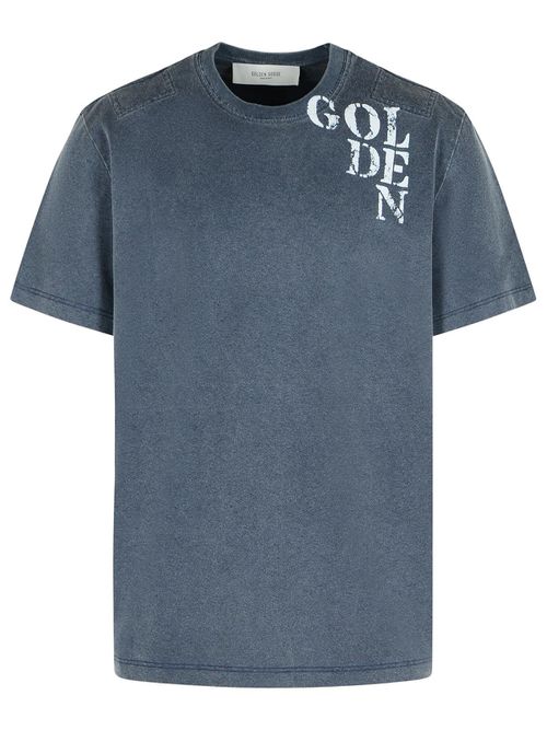 Blue Cotton T-shirt