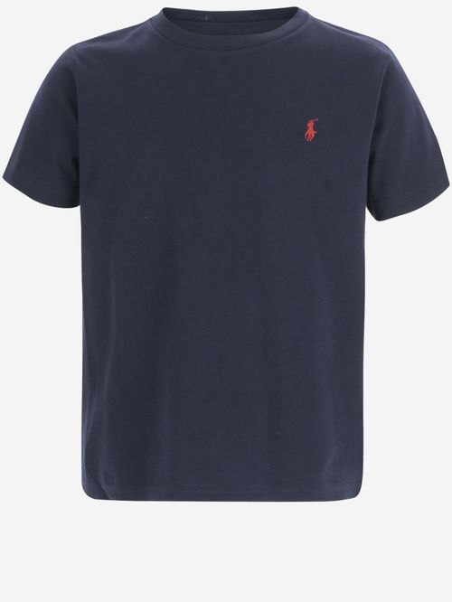 Kids Navy Blue Logo T-Shirt