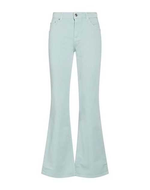 Woman Jeans Turquoise Size 25 Cotton, Rubber