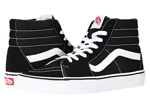 Vans Sk8-Hi Unisex Casual High-Top Skate Shoes Black/White/Black